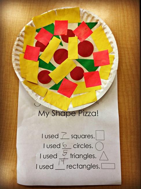 Pizza Math Craftivity  Math craftivity, Preschool math, Math